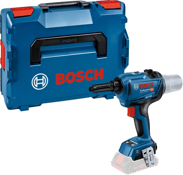 Bosch Professional 06019K5002 GRG 18V-16 C Professional cordless blind rivet pliers 18V excl. batteries and charger in L-Boxx