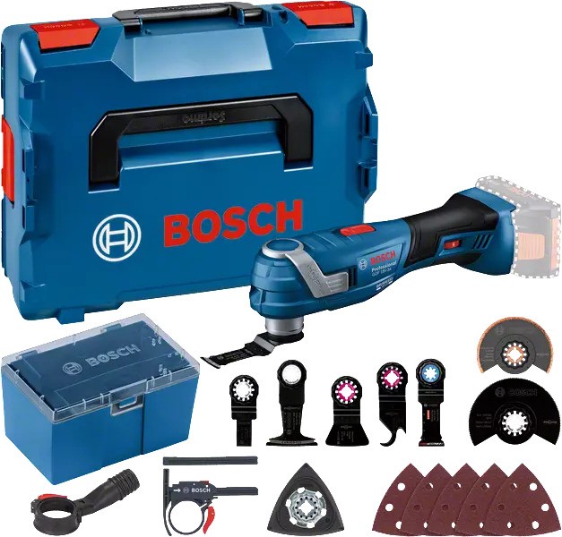 Bosch Professional 06018G2002 GOP 18 V-34 Multitool 18V Li-Ion excl. batteries and charger in L-Boxx + accessories
