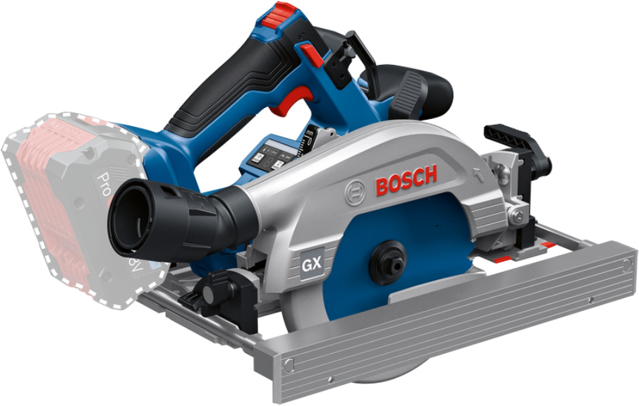 Bosch Professional 06016C1001 GKS18V-57-2 GX Circular Saw 18 volts excl. batteries and charger in L-Boxx