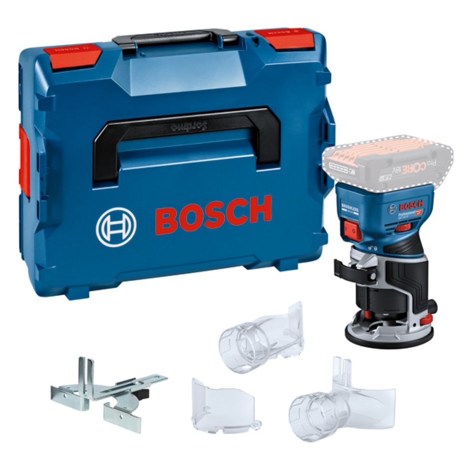 Bosch Professional 06016C2001 GKF 18V-8 Cordless Edge router excl. batteries and charger