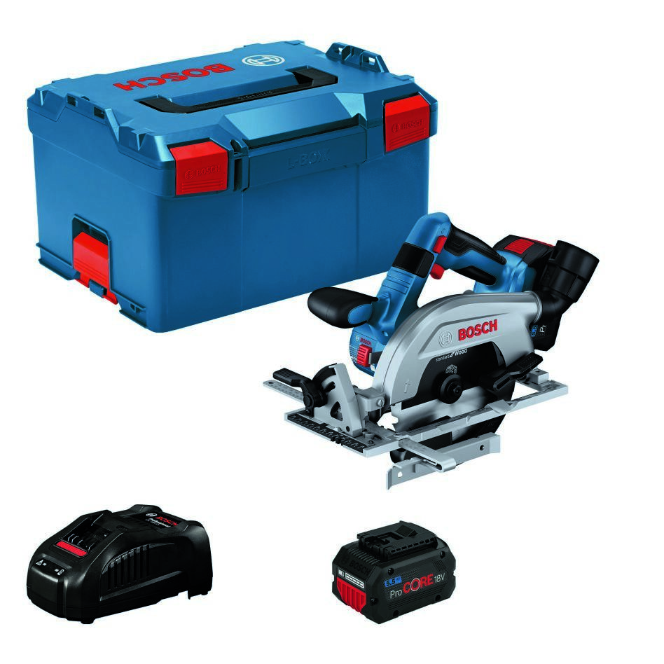 Bosch Professional 06016C1102 GKS18V-57-2 L Circular Saw 18 Volt 5.5Ah ProCore in L-Boxx