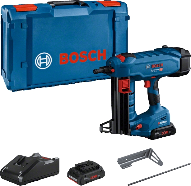 Bosch Professional 06019L7002 GNB 18V-38 Professional Accu Concrete Tacker 18V 4.0Ah ProCore in L-Boxx