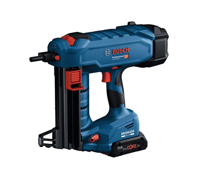 Bosch Professional 06019L7004 GNB 18V-40 Cordless Concrete Tacker excl. Battery and Charger in L-Boxx