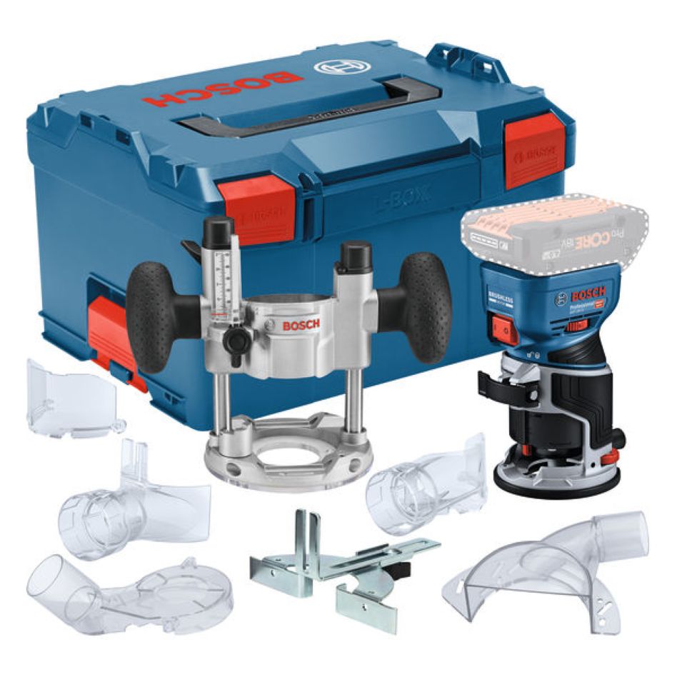 Bosch Professional 06016C2003 GKF 18V-8 Cordless Edge router excl. batteries and charger