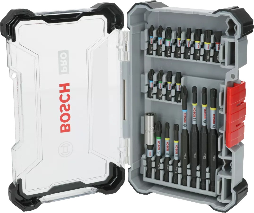 Bosch Professional Accessories 2608521U74 PRO Impact screw bit set, 20 -piece