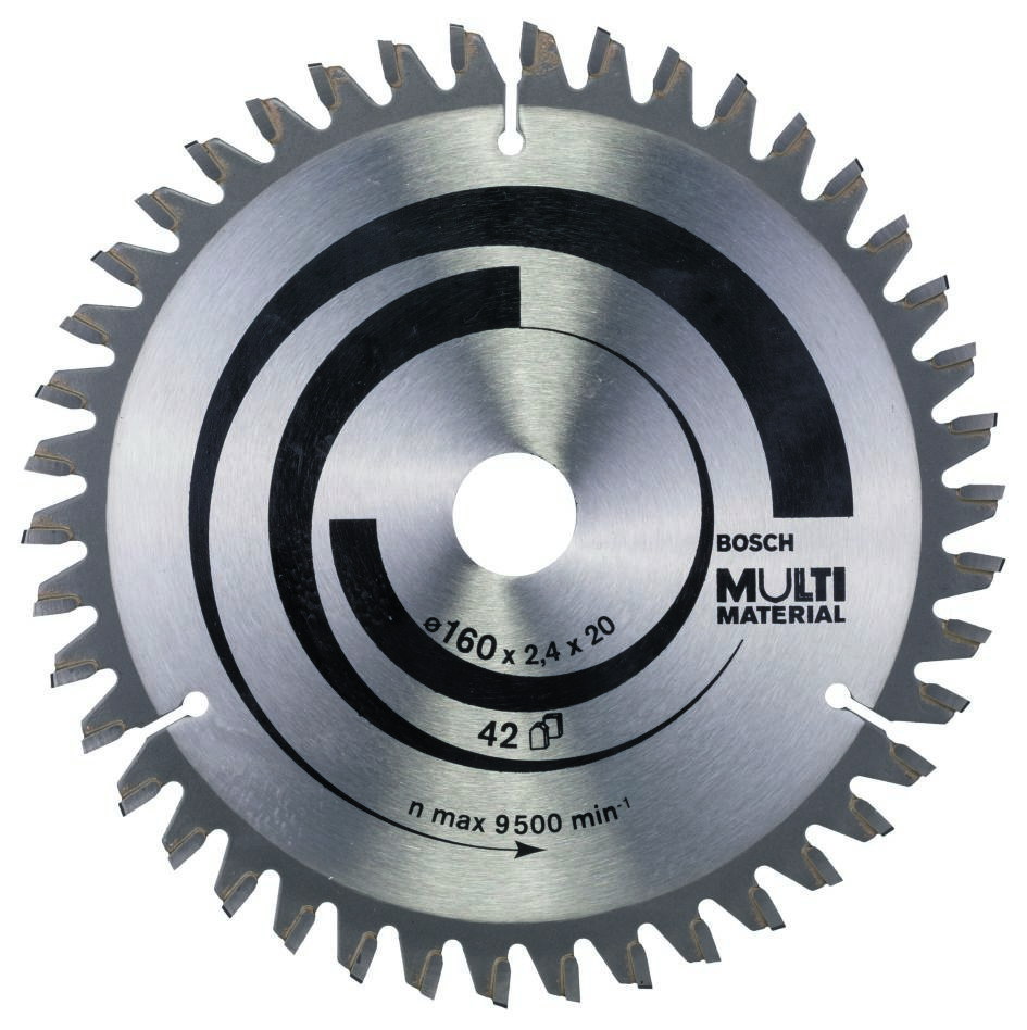 Bosch Professional Accessories 2608640503 Circular saw blade, 160 x 20 x 42T, Multi material