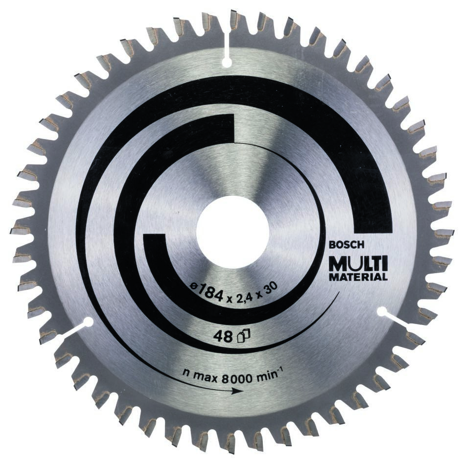Bosch Professional Accessories 2608640506 Circular saw blade 184 x 30 x 48T Multi Material