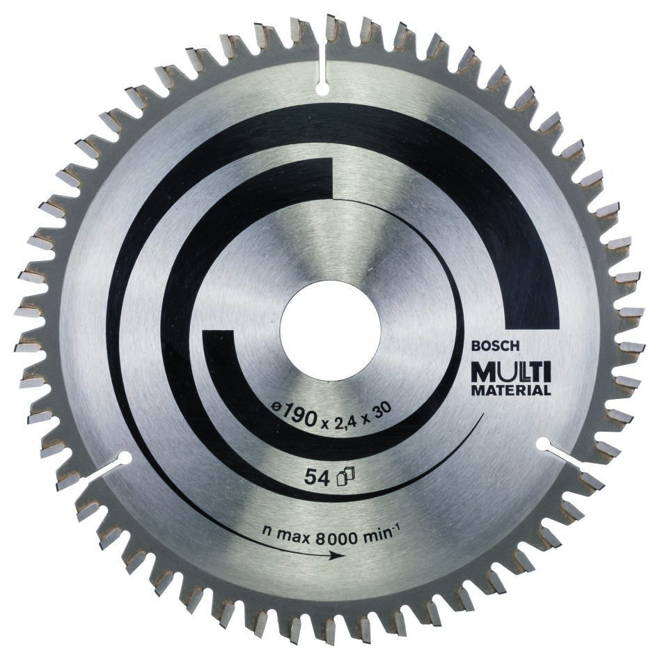 Bosch Professional Accessories 2608640509 Circular saw blade 190 x 30 x 54T Multi Material