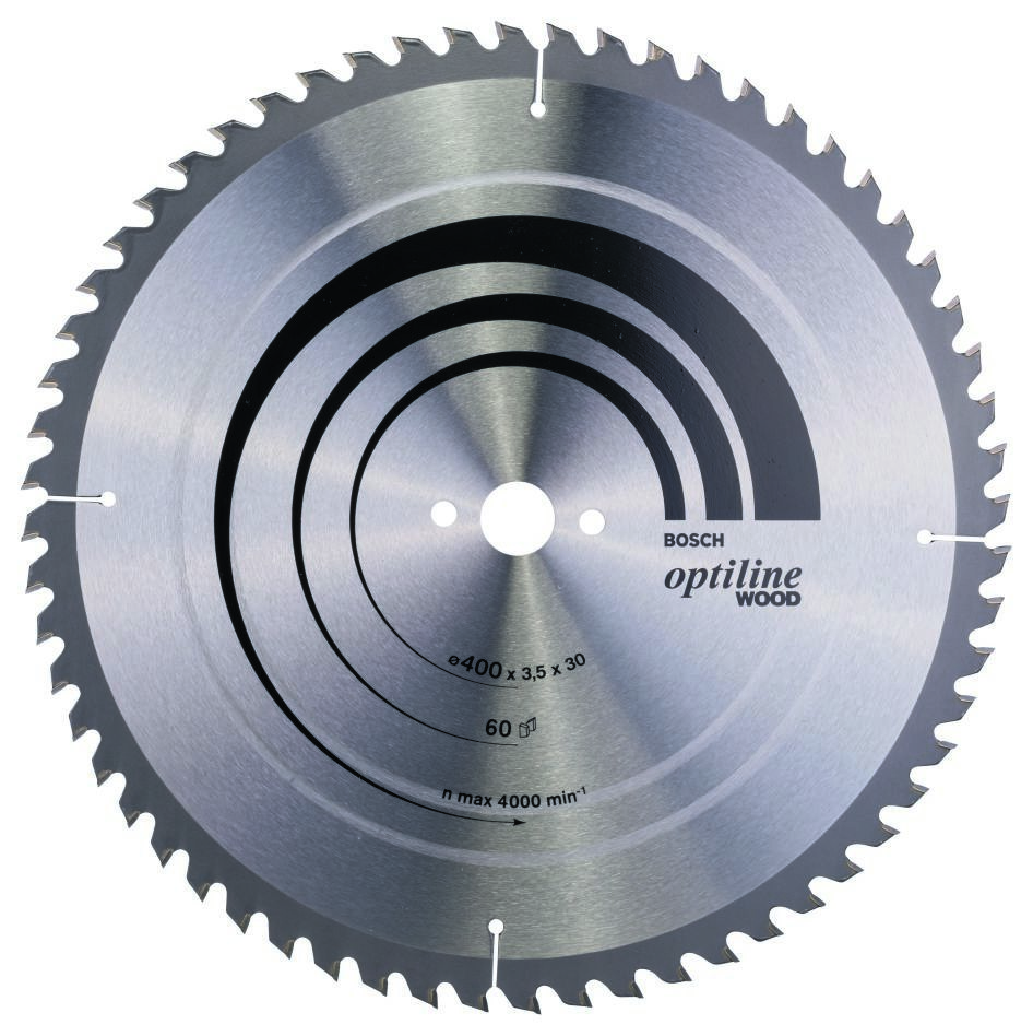 Bosch Professional Accessories 2608640675 Circular saw blade 400 x 30 x 60T Optiline Wood