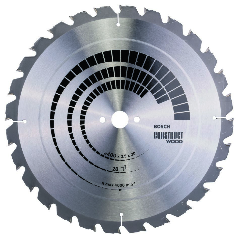 Bosch Professional Accessories 2608640693 Circular saw blade 400 x 30 x 28T Construct Wood