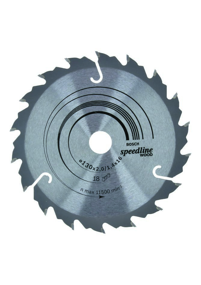 Bosch Professional Accessories 2608640775 Circular saw blade 130 x 16 x 18T Speedline Wood