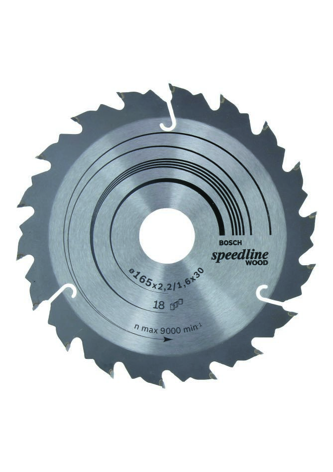 Bosch Professional Accessories 2608640789 Circular saw blade 165 x 30 x 18T Speedline Wood