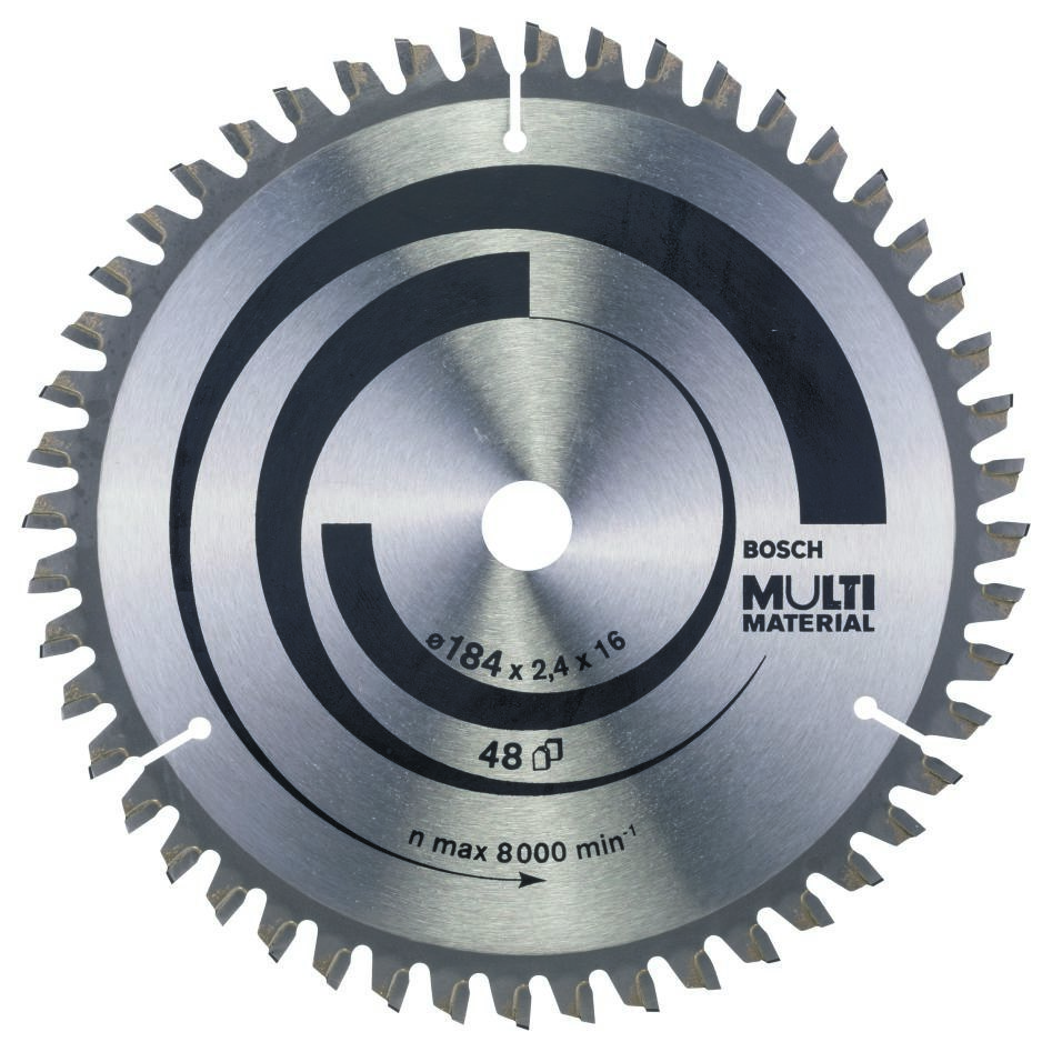 Bosch Professional Accessories 2608640815 Circular saw blade 184 x 16 x 48T Multi Material