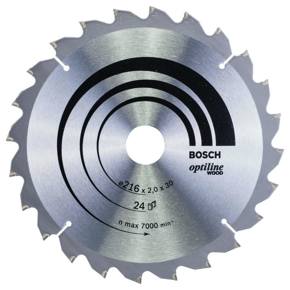 Bosch Professional Accessories 2608640431 Circular saw blade 216 x 30 x 24T Optiline Wood