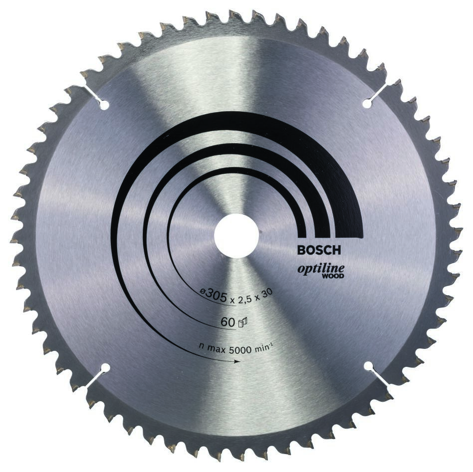 Bosch Professional Accessories 2608640441 Circular saw blade 305 x 30 x 60T Optiline Wood