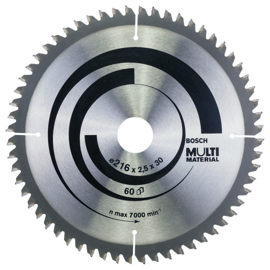 Bosch Professional Accessories 2608640446 Circular saw blade 216 x 30 x 60T Multi Material