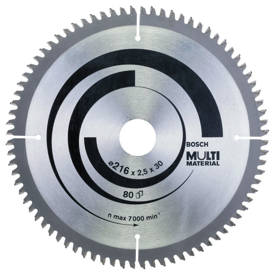Bosch Professional Accessories 2608640447 Circular saw blade 216 x 30 x 80T Multi Material