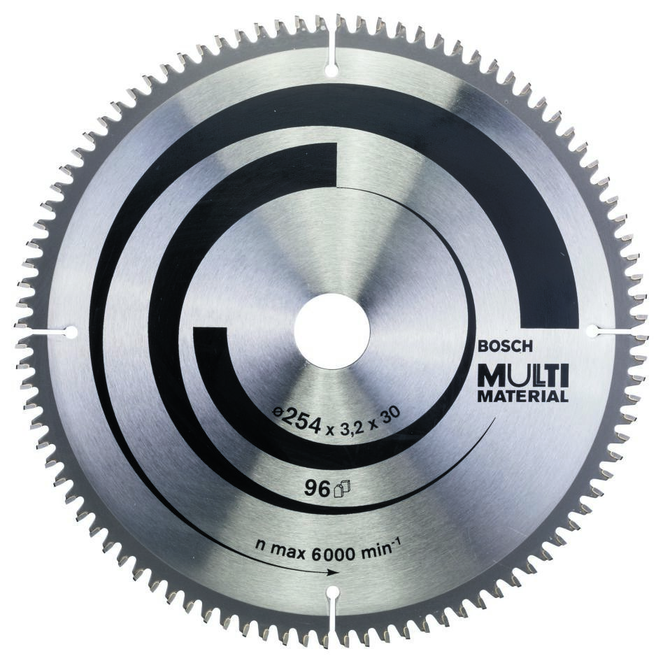 Bosch Professional Accessories 2608640451 Circular saw blade 254 x 30 x 96T Multi Material