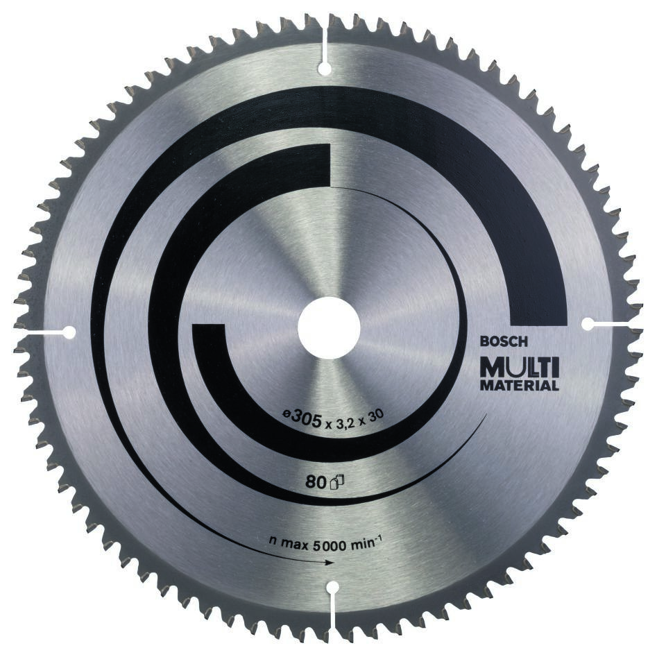 Bosch Professional Accessories 2608640452 Circular saw blade 305 x 30 x 80T Multi Material