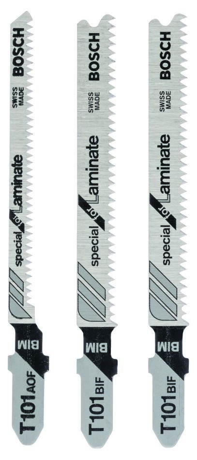 Bosch Professional Accessories 2608636429 3-piece saw blade set T101BIF; T101AOF