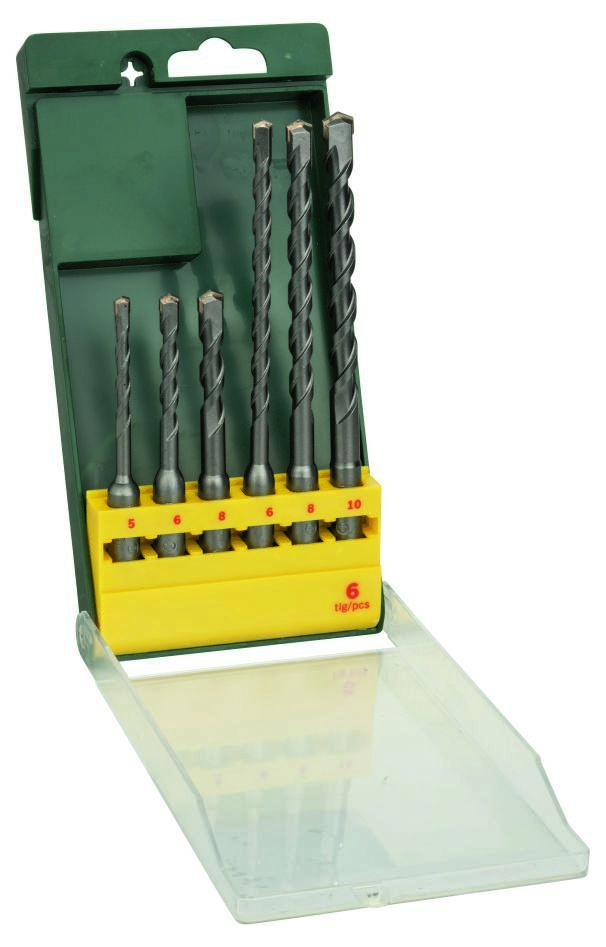Bosch Professional Accessories 2607019447 SDS-Plus Hammer Drill Set 6-Piece