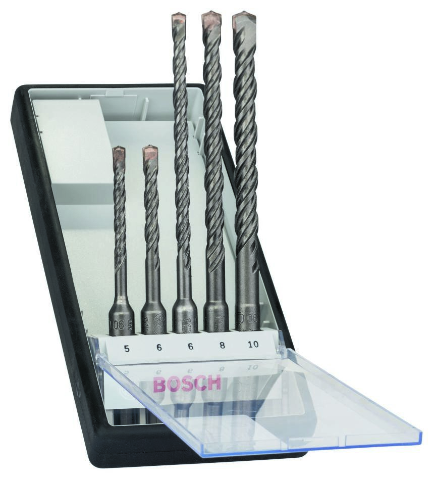 Bosch Professional Accessories 2607019927 SDS-plus-5 Robust Line hammer drill set 5 pieces