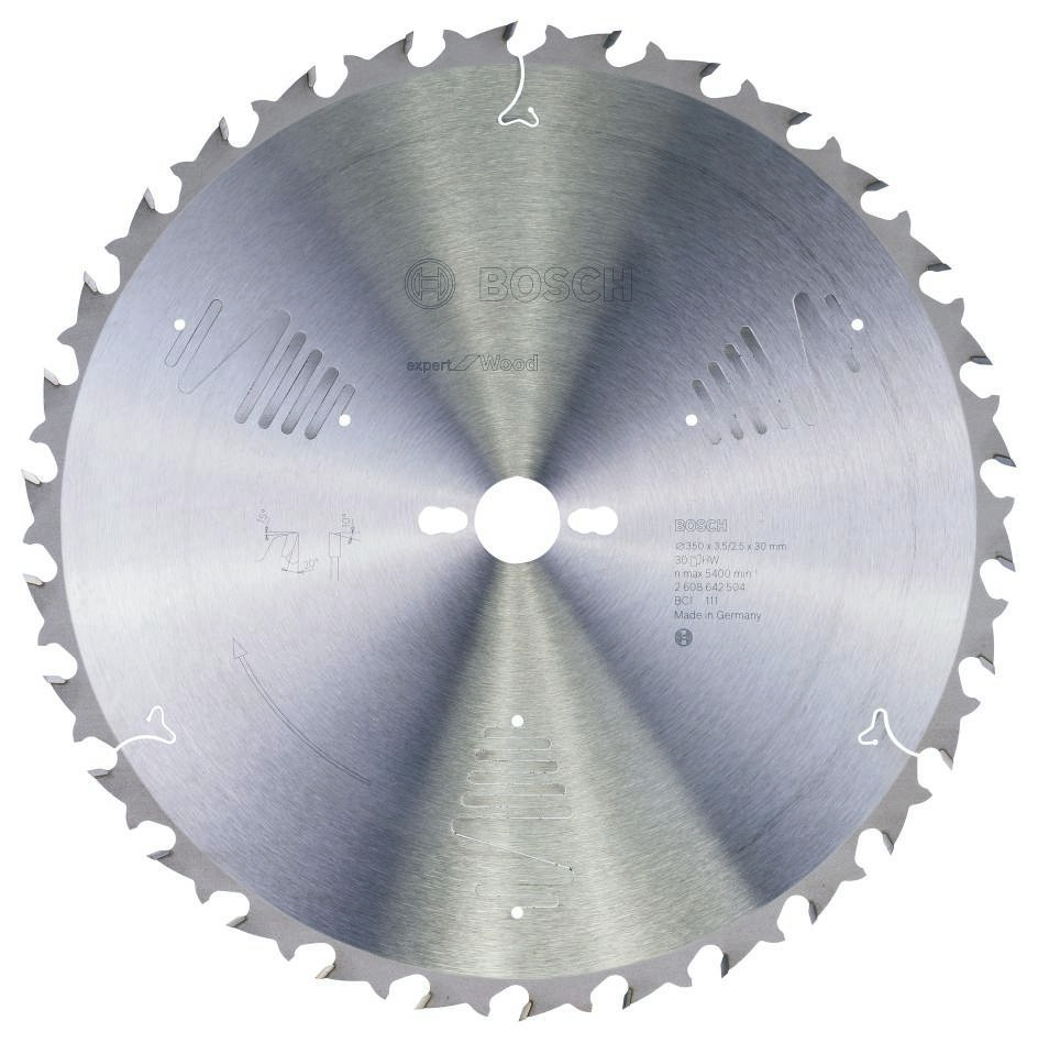 Bosch Professional Accessories 2608642504 Carbide Circular saw blade Expert for Wood 350 x 30 x 30T