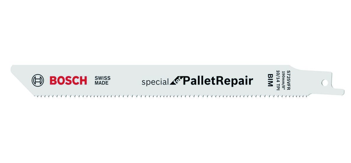 Bosch Professional Accessories 2608658033 S725VFR Reciprocating saw blade  Special for pallet repair 190 mm 5 pieces