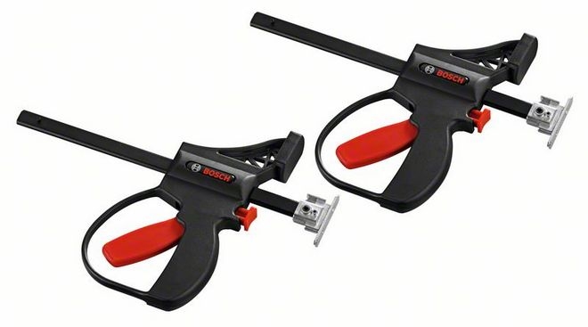 Bosch Professional Accessories 1600A001F8 FSN KZW Guide rail clamp set