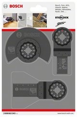 Bosch Professional Accessories 2608662343 Accessories set Universal set Multitool 3-piece