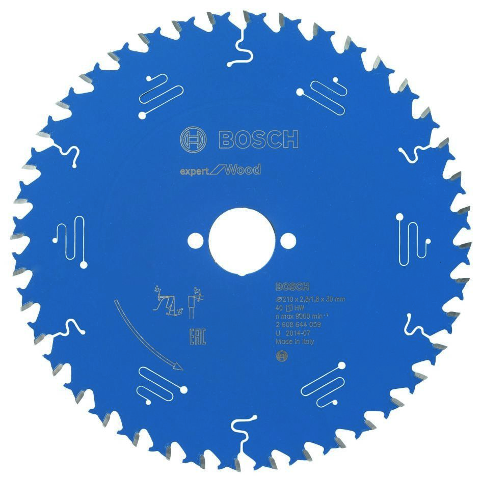 Bosch Professional Accessories 2608644059 Carbide Circular saw blade Expert for Wood 210 x 30 x 40T