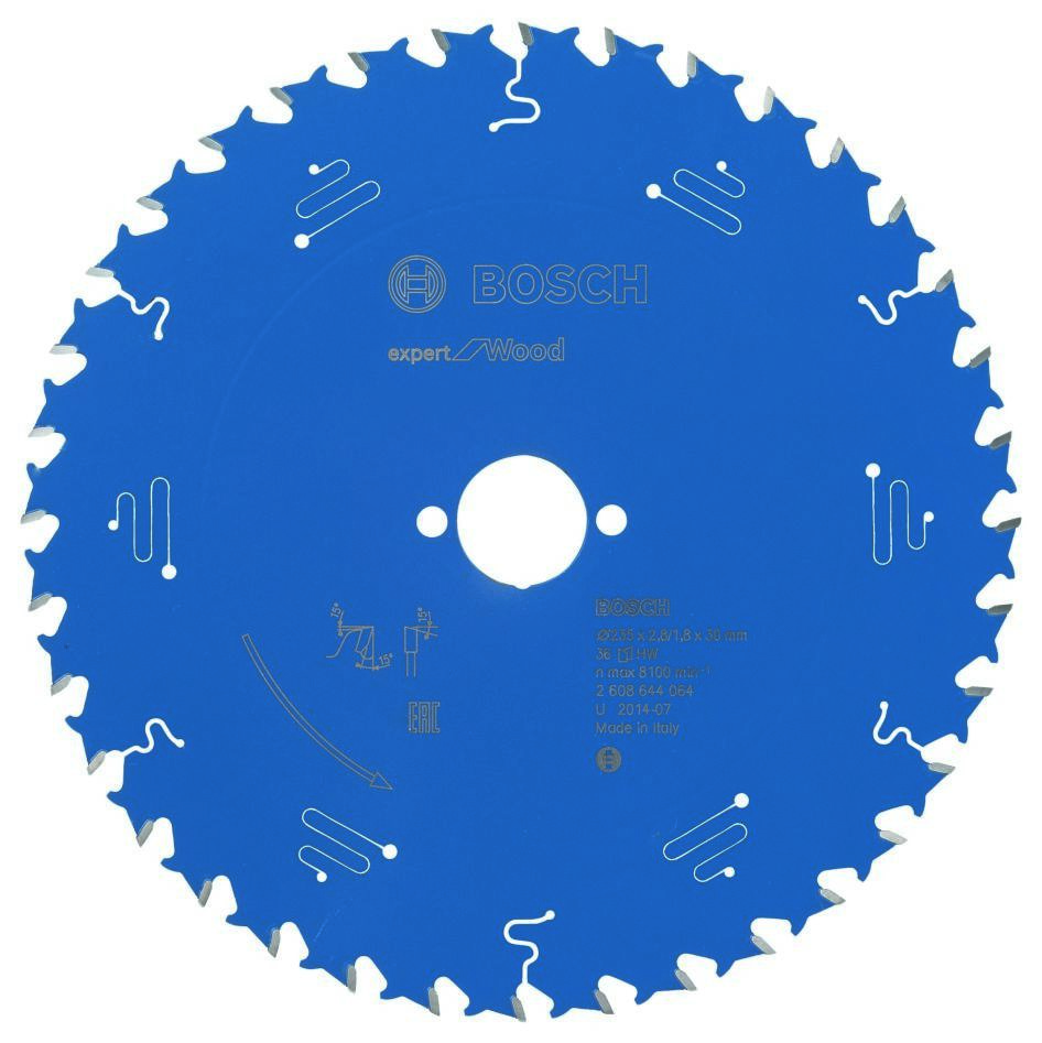 Bosch Professional Accessories 2608644064 Carbide Circular saw blade Expert for Wood 235 x 30 x 36T