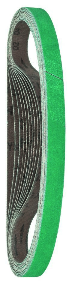 Bosch Professional Accessories 2608608Y49 Abrasive paper Y580 K120 10 belts 13x457mm Inox