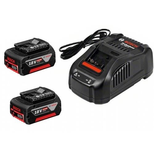 Bosch Professional Accessories 1600A00B8J Starter Set 1 - 2 x Battery GBA 18 Volt 5.0 Ah M-C Professional + GAL1880CV Charger
