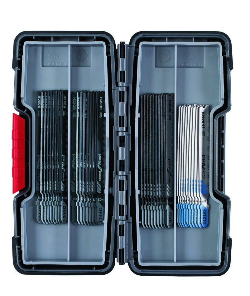 Bosch Professional Accessories 2607010904 40-part jigsaw set for Wood and Metal T 244 D (10x); T 144 D (10x); T 101 B (10x); T 121 AF (10x)