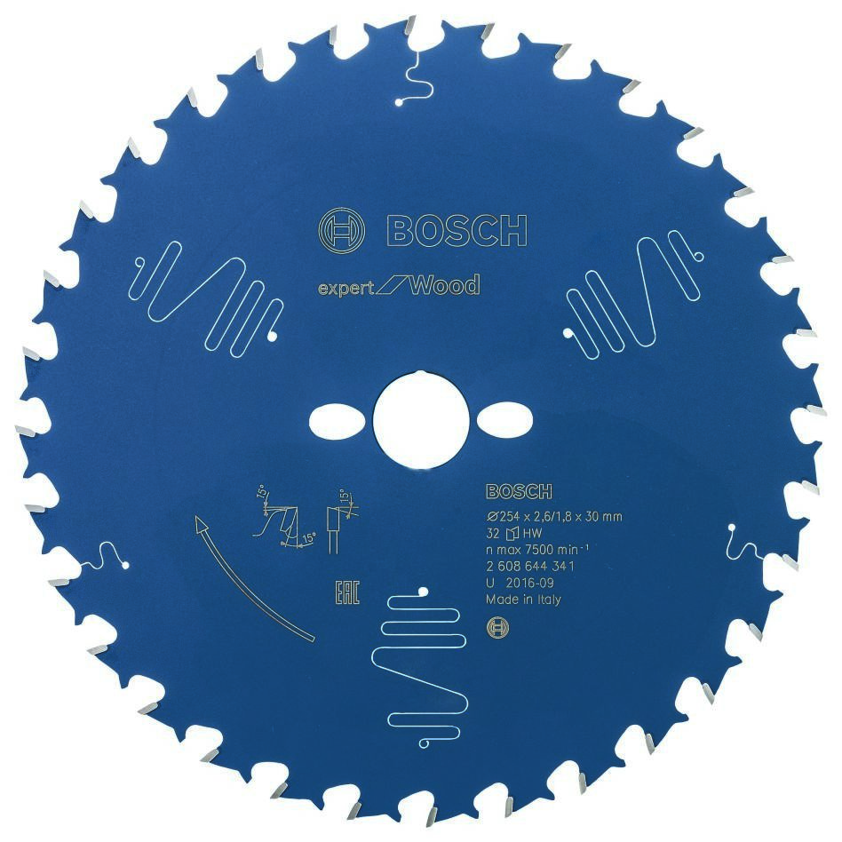 Bosch Professional Accessories 2608644341 Carbide Circular saw blade Expert for Wood 254 x 30 x 32T