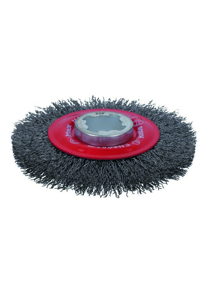 Bosch Professional Accessories 2608620732 X-LOCK Disc Brush Clean for Metal 115 mm corrugated wire steel