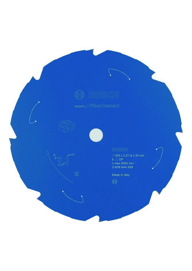 Bosch Professional Accessories 2608644559 Carbide Circular saw blade Fibre Cement Expert for cordless saws 305 x 30 x T8 2608644559