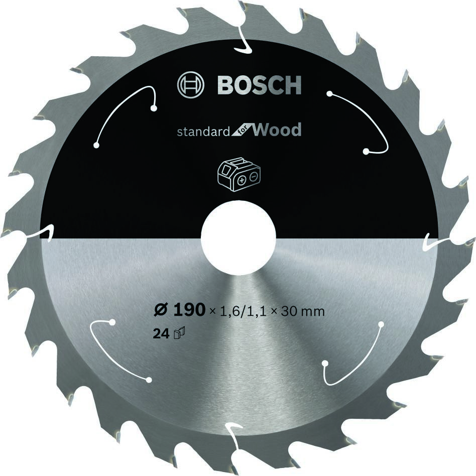 Bosch Professional Accessories 2608837708 Blade ST Wood 190x30x1.6/1.1x24T ACCU