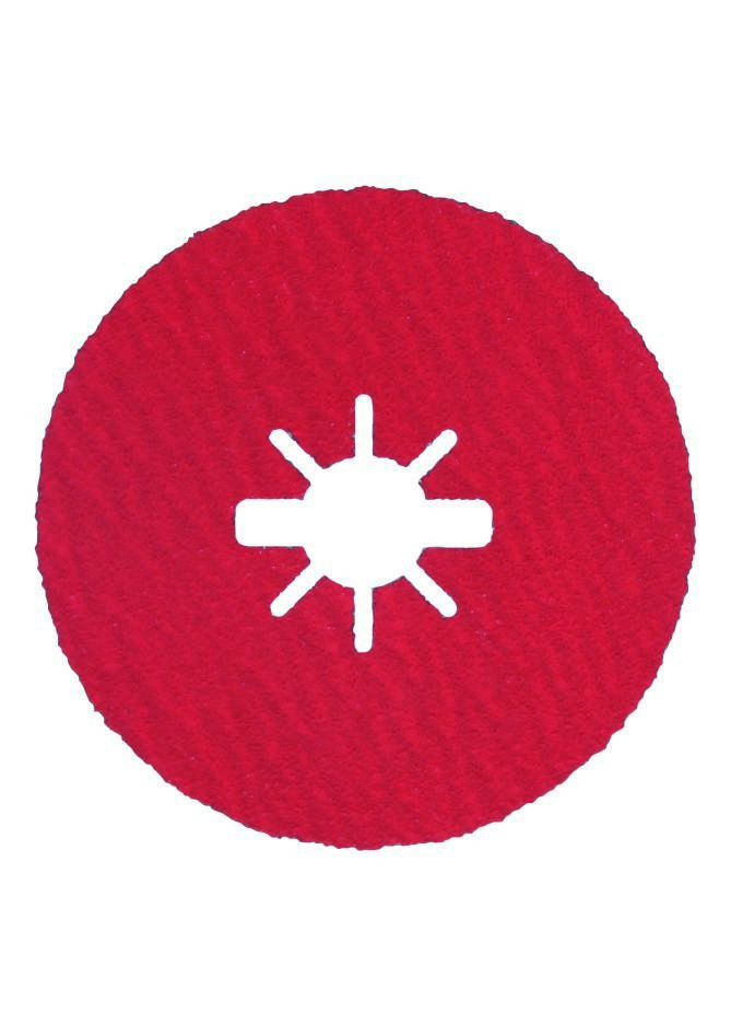 Bosch Professional Accessories 2608619179 X-LOCK Fibrous sanding disc Best for Metal and Inox 115 mm K60