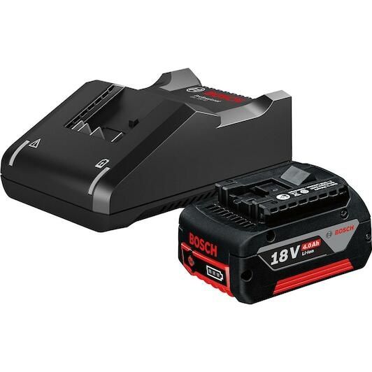 Bosch Professional Accessories 1600A01B9Y Battery Starter Set GBA 18V 1x GBA 18V 4.0 Ah and charger GAL 18V-40