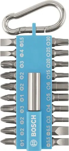 Bosch DIY Accessories 2607002822 Screw bit set 21-piece light blue