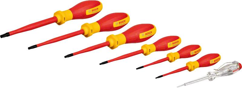 Bosch Professional Accessories 1600A02NF8 Screwdriver set Torx VDE 7-piece