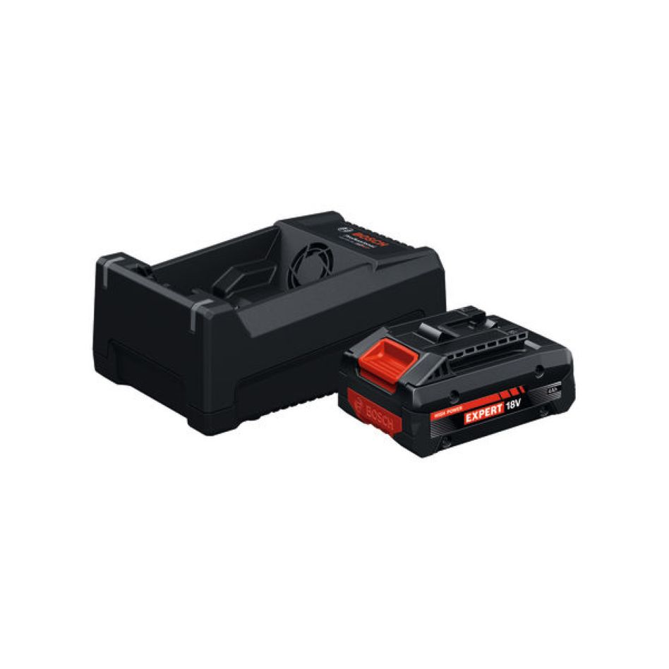 Bosch Professional Accessories 1600A0373M EXBA18V-40 Battery Starter Set 1x EXBA18V-40 and charger GAL 12V/18V-80 in box