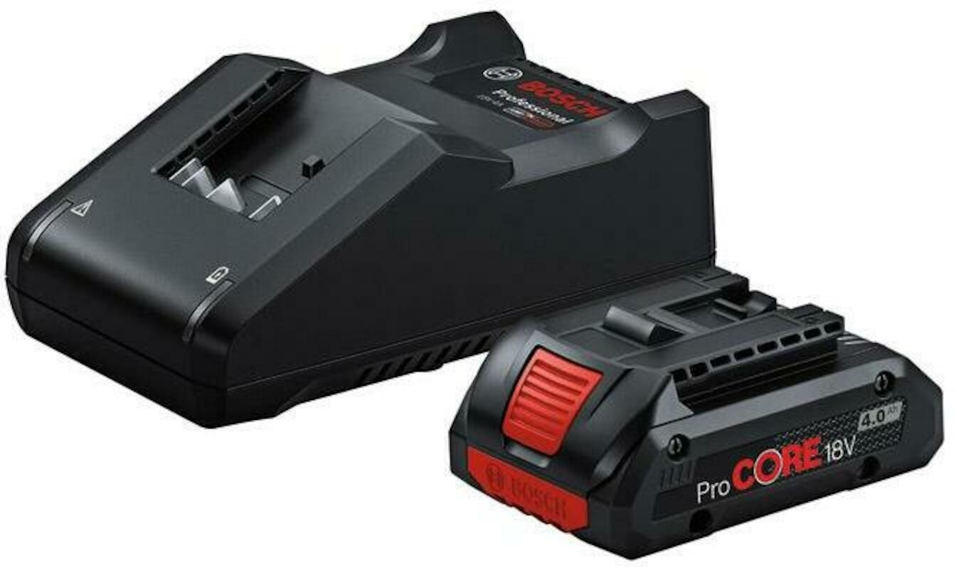 Bosch Professional Accessories 1600A01U7U Starter Set - 1 x ProCore Battery 18V 4.0Ah Professional + GAL18V-40 Charger