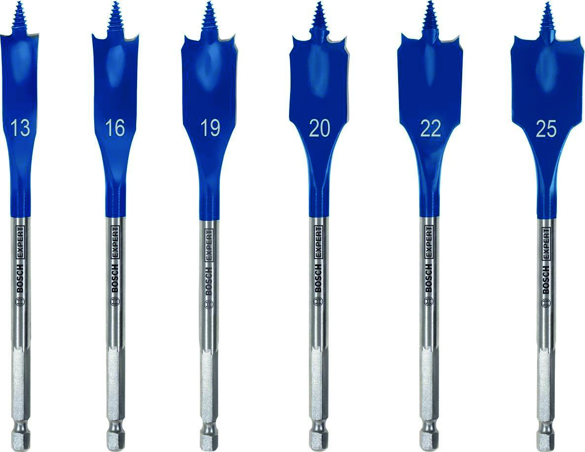 Bosch Professional Accessories 2608900333 Expert SelfCut Speed speed drill set 13/16/19/20/22/25 mm 6-piece