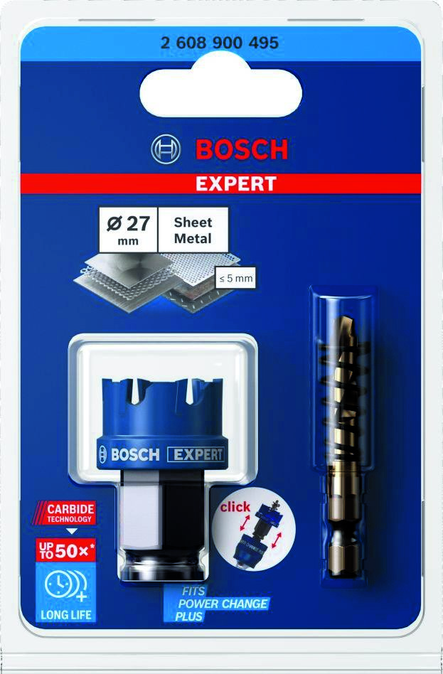 Bosch Professional Accessories 2608900495 Expert Sheet Metal Hole saw 27 x 40 mm