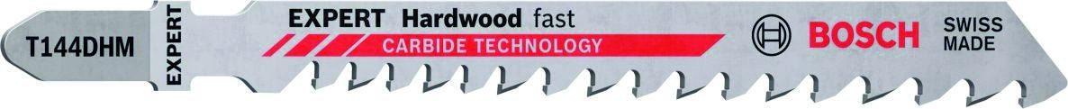 Bosch Professional Accessories 2608900541 Expert 'Hardwood Fast' T 144 DHM jigsaw blade 3-parts