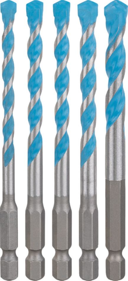 Bosch Professional Accessories 2608900586 EXPERT 5-piece HEX-9 MultiConstruction drill bit set 5.5/6/6/7/8