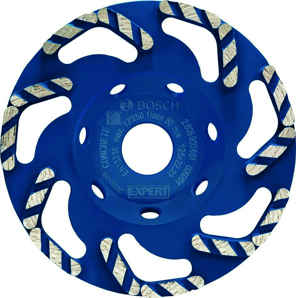 Bosch Professional Accessories 2608900651 Expert Concrete diamond cutting head 125 x 22,23 x 4,5 mm